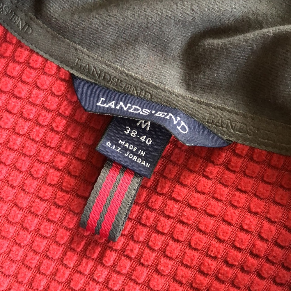 Lands’ End Men’s Full Zip Soft Shell Jacket - Medium - Picture 2 of 5